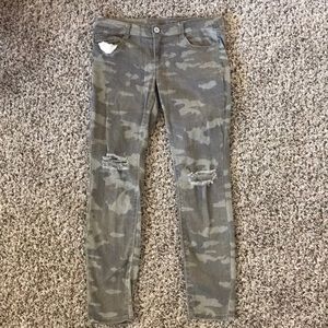 Camo jeans
